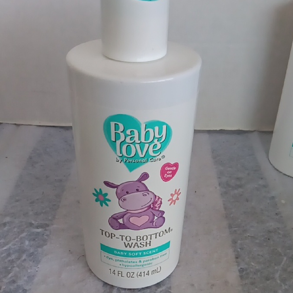 Top-to-Bottom Wash - White Bottle with Teal Label